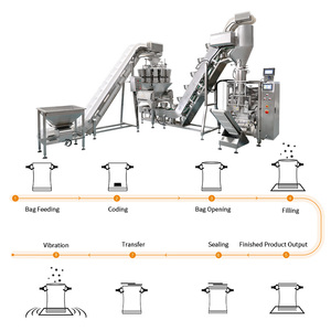 Macchina per Confezionamento a Sacchetto di Prodotti Granulari a 8 Stazioni, Completamente Automatica, con Riempimento e Chiusura Sottovuoto - Product Image 3