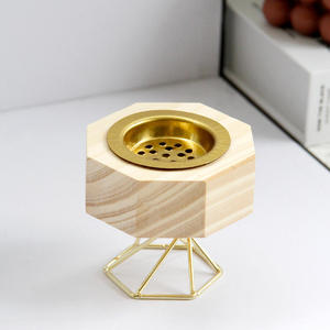 Creative Design Natural Wooden Incense Burner Bakhoor Burner Wood Arabic Censer Incense Holder Natural religious home <b>decor</b> - Product Image 2