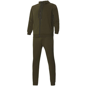 Conjunto Deportivo Informal de Invierno Personalizado con Logotipo, Sudadera con Capucha y Pantalones de Poliéster de Manga Larga, Conjunto de 2 Piezas para Hombre - Product Image 2