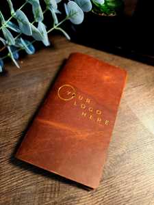 ซองใส่บิลหนังแท้สั่งทำพิเศษสำหรับร้านอาหาร บาร์ คาเฟ่สุดหรู  ใส่ใบเสร็จสำหรับแขก รุ่น LBH-0207 - Product Image 1