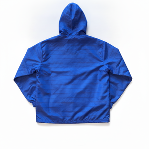 ADH Brand Blue Waterproof Tracksuit <b>Set</b> Hooded Full Sleeve Sporty Style Adult Unisex Lightweight Polyester Spring Wear - Product Image 3
