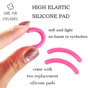 Premium Makeup Eyelash Curler with Precision Curved Design Soft Silicone <b>Pad</b> Comfortable Handle for Safe Gentle Curling Natural - Product Image 5