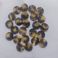 Boutons en corne de buffle faits à la main, de qualité supérieure, polis naturellement, durables, écologiques, design classique, pour manteaux et vestes, artisanat naturel