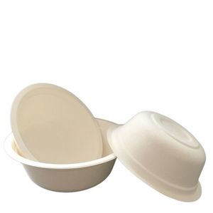 Bol jetable hygiénique en bagasse, emballage alimentaire jetable avec surface lisse de qualité supérieure - Product Image 3