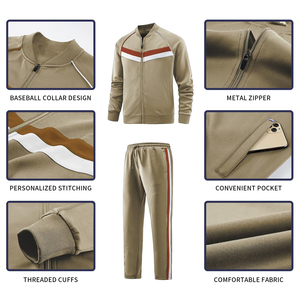 Conjunto Deportivo de 2 Piezas para Hombre, Estilo 2026, con Cierre, Pantalones Joggers, Trajes Deportivos para Hombre, Personalizable en Todo Sentido - Product Image 1