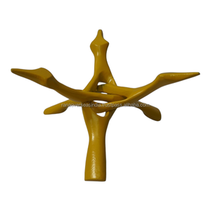 Support trépied métallique moderne, accessoire de présentation décoratif pour table, étagère, salon et décoration de café - Product Image 1