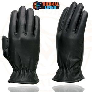 Guantes de Invierno de Cuero Genuino de Alta Calidad con Forro Térmico, Guantes de Conducción de Cuero Suave a Prueba de Viento, Suministro al por Mayor OEM - Product Image 3