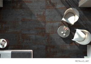 Azulejos de porcelana de diseño de lujo con superficie metálica de 60x120cm, 600x1200mm, tamaño 24x48 para decoración moderna de paredes y suelos interiores. - Product Image 3
