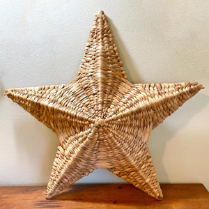 Wall hanging accessories water hyacinth christmas <b>star</b> eco friendly ornaments for walls <b>decoration</b> - Product Image 1