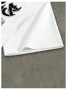Ensemble 2 pièces streetwear premium : T-shirt graphique et short de designer délavé à l'acide en coton épais coupe ample - Product Image 3