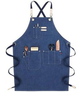 Delantales de Chef con Logotipo Personalizado, Uniformes de Restaurante para Personal de Cocina, Hotel y Bar, Unisex, Manga Larga, con Botones, Tejido de Poliéster - Product Image 1