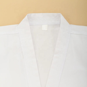 Uniforme de karaté blanc pour enfants, 100% coton, durable, coupe classique, ensemble de vêtements d'arts martiaux, taille enfant garçon - Product Image 4