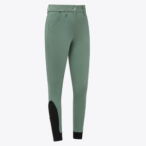 High Quality 4-way Stretch Horse Riding Breeches <b>Leggings</b> Tights <b>Equestrian</b> Wear Pants on Technical Fabric with Soft Feel - Product Image 6