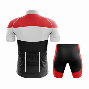 Servicio OEM, Uniformes de Ciclismo de Carretera para Hombre, Color Sólido, Protección UV, Tejido de Punto, Ropa de Equipo, Conjunto de 2 Piezas para Ciclismo - Product Image 2