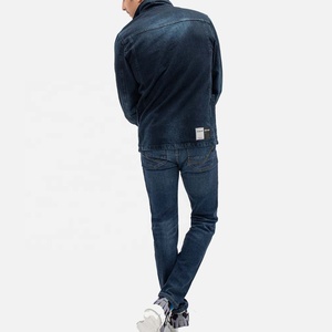 Chaqueta de Motociclista de Mezclilla Personalizada para Hombre, 100% Algodón Orgánico, Ecológica, Impermeable, Cortavientos, Forrada con Polar Cálido para Invierno - Product Image 5