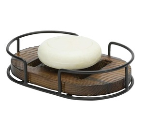 Jabonera de madera de mango hecha a mano, jabonera de madera de teca autodrenante, jabonera de madera antideslizante - Product Image 6