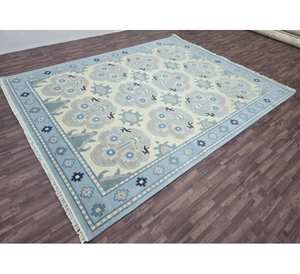 Alfombras de área de arte afgano anudadas a mano con suave felpa de algodón de alta calidad, una combinación perfecta de tradición y modernidad, diseño hecho a medida. - Product Image 3