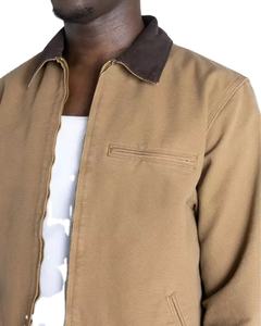 Veste de travail en toile de canard lourde personnalisée pour hommes, veste de camionneur, veste bomber pour hommes - Product Image 6