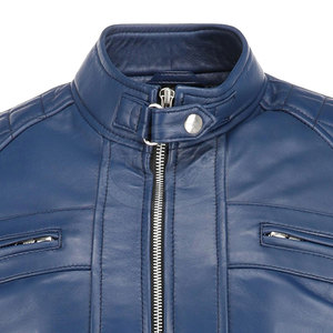 Custom Made Men's Casual <b>Leather</b> Jacket-<b>High</b> Quality Winter <b>Top</b> with Front Logo OEM Service Custom Colors & Sizes - Product Image 6