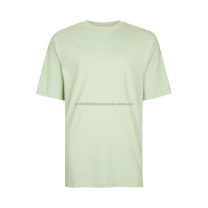 Camisetas de Hombre 100% Algodón al por Mayor, Corte Holgado, Color Procesado, Impresión Serigráfica, Estampado Grande - Product Image 1