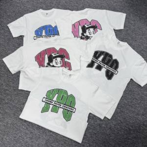 T-shirt Homme Young Paper Chasers YPC Street Style à Manches Courtes 100% Coton Jersey Col Rond Coupe Oversize Imprimé Lettres - Product Image 1