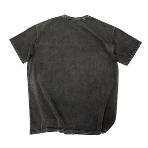 T-shirt en coton uni pour homme, vente en gros, été, haute qualité, impression de logo personnalisée, grandes tailles - Product Image 5