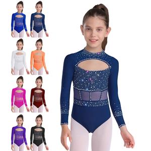 Ropa de Práctica para Niñas de 6 a 16 Años, Leotardo de Gimnasia, Body para Danza, Ropa de Danza para Actuaciones en Escenario, Clases de Danza, Entrenamiento y Competencia - Product Image 1