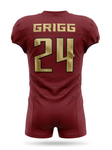 Maillot de football américain personnalisé par sublimation, respirant, uniforme unisexe pour adultes, grande taille, design unique, vêtements de football américain - Product Image 2