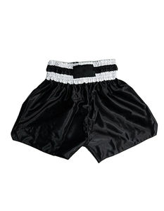 Shorts de boxe noirs pour hommes, motif dragon par sublimation, séchage rapide, 100 % coton, taille élastique, coupe ample, 100 g - Product Image 1