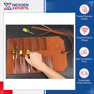 Sac à outils multifonctionnel en cuir PU fait main de qualité supérieure, idéal pour les acheteurs en gros - Product Image 6