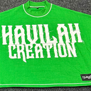 340 Gsm 100% Cotton Heavy Weight Short Sleeve Screen Printing O Neck Custom Oversized <b>Tshirts</b> for Men - Product Image 3