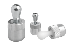 K0368 Plongeur à ressort latéral, force de ressort sans joint D=6, D2=6, L1=4, aluminium, composant : acier - Product Image 2