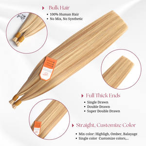 Extensiones de cabello humano a granel resaltadas más vendidas de AZ Hair Virgin Cutticle Aligned Remy Raw Vietnamese Hair - Product Image 4