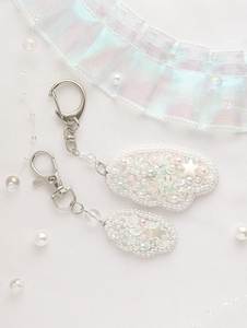 Premium Embroidery Beaded Keychain Handmade Decorative <b>Key</b> <b>Ring</b> for <b>Bags</b> - Product Image 2