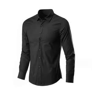 Camisas de Vestir Formales para Hombre, Nuevas, Personalizadas, al por Mayor, 2026, Camisas Casuales de Manga Larga con Cuello Alto para Hombre - Product Image 6