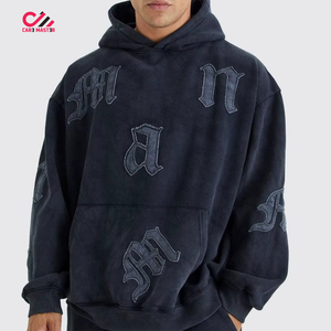 Survêtement Homme Délavé à l'Acide avec Lettres Gaufrées, Style Streetwear, Pull à Capuche et Bas de Survêtement, Tendance et Cool - Product Image 6