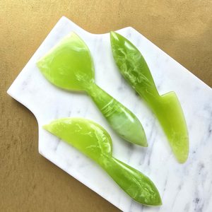 Modern Marble Resin <b>Cheese</b> <b>Knife</b> <b>Set</b> Luxury Butter Spreader <b>Cheese</b> Cutter Serving Utensils Kitchen Accessories OEM ODM - Product Image 1