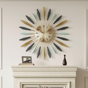 Horloge murale minimaliste en bois de Sheesham, vente en gros |   Design artisanal en noyer foncé - Product Image 4