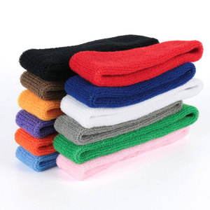 High Quality Breathable Flexible Dry Sports Sweatbands Spandex & Nylon Wrist Support Protector for Baseball Batting Exercise - Product Image 1