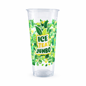 Custom Printing 22 Oz Polypropylene PP Plastic Cup Natural Tall Size for Iced Coffee made in Indonesia - Product Image 1