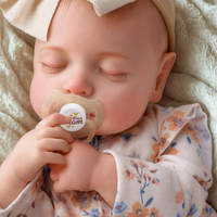 Poupée Reborn Bébé Fille Lucy de 20'' pour Nouveau-né, Mini Jouet Doux, Corps en Tissu, Cadeau d'Anniversaire, Faible MOQ, Vente en Gros