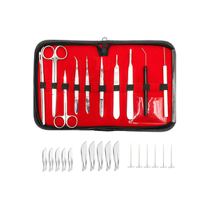 Instruments de chirurgie plastique, ensembles d'outils chirurgicaux pour professionnels, étudiants en médecine, pinces, ciseaux à pansements, lames de coupe - Product Image 1