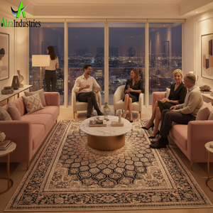 Alfombra de Diseño Clásico |   Alfombra de Piso de Mezcla de Lana, Algodón y Seda |   Decoración para el Hogar de Fibras Naturales y Sintéticas Duraderas, Estilo 2026 - Product Image 4