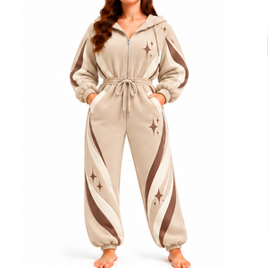Mono de Forro Polar Premium para Mujer, Manga Larga, de una Pieza - Product Image 1