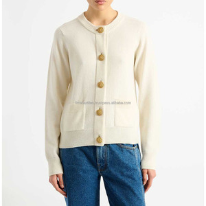 New Wholesale High Quality Winter Soft Autumn Loose Solid Color Regular Sleeves Fashion Unisex Wool/Acrylic <b>Cardigan</b> <b>Sweater</b> - Product Image 1