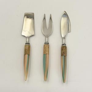 Juego de Cuchillos para Queso y Herramientas de Último Diseño, Acero Inoxidable con Mango de Resina para Uso en el Hogar o en la Cocina de Hoteles, a un Precio Razonable - Product Image 1