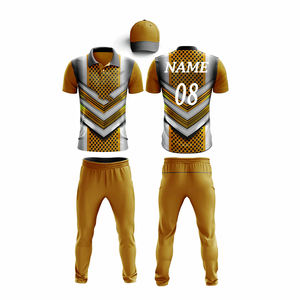 Uniforme de Jersey de Cricket Personalizable de Fábrica al Por Mayor para Hombre, Crea Tu Propio Jersey de Cricket Único de Alta Calidad - Product Image 4