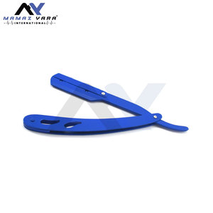White Plastic Wooden Barber Razor Custom Logo Shaving Razor Professional Barbers OEM Branding Wholesale Price Bulk Supplier - Product Image 5