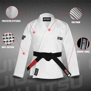 ชุดยิวยิตสู BJJ ผ้าฝ้ายคุณภาพสูง ทอลายเพิร์ลวีฟ ออกแบบได้ตามสั่ง ระบายอากาศได้ดี น้ำหนักเบา ทนทาน เหมาะสำหรับการฝึกซ้อม สำหรับผู้หญิง - Product Image 3