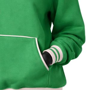 Sudadera Verde Rosa con Cierre de Cremallera, para Mujer, Informal, de Manga Larga, Ropa Deportiva, para Uso Diario, Prenda Elegante - Product Image 5